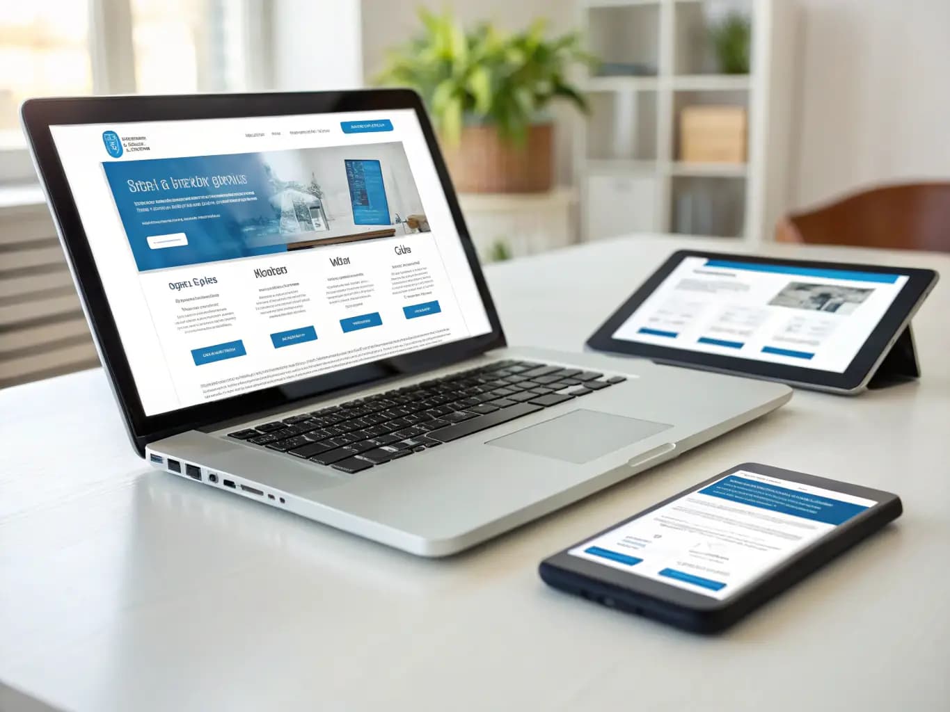 Responsive web product across multiple devices