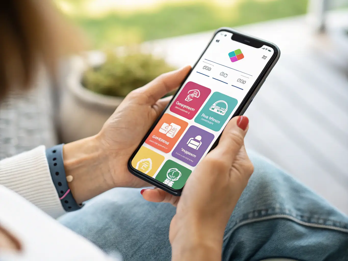 A mobile app interface displayed on a smartphone, demonstrating a seamless user experience and intuitive design, reflecting Oreca Tech's mobile app development capabilities.